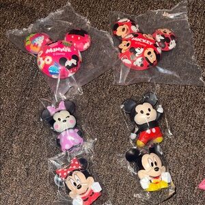 Disney Mickey and Minnie Mouse squishy toy bundle + (see video)